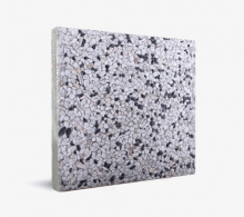 Washed Concrete Mosaic (White Black) 50x50cm