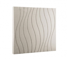 Wave  Design Polymer Mosaic (White) 40x40cm