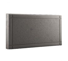 Framed  Leather Design Polymer Mosaic (Gray) 20x40cm