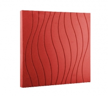 Wave  Design Polymer Mosaic (Red) 40x40cm