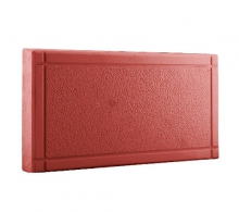 Framed  Leather Design Polymer Mosaic (Red) 20x40cm