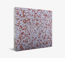 Washed Concrete Mosaic (White Red) 50x50cm