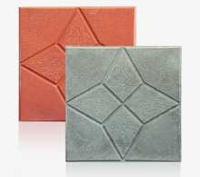 Vibrating Concrete Flooring (Star Design) 40x40cm